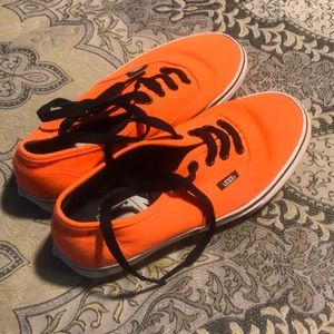 Neon Orange Vans